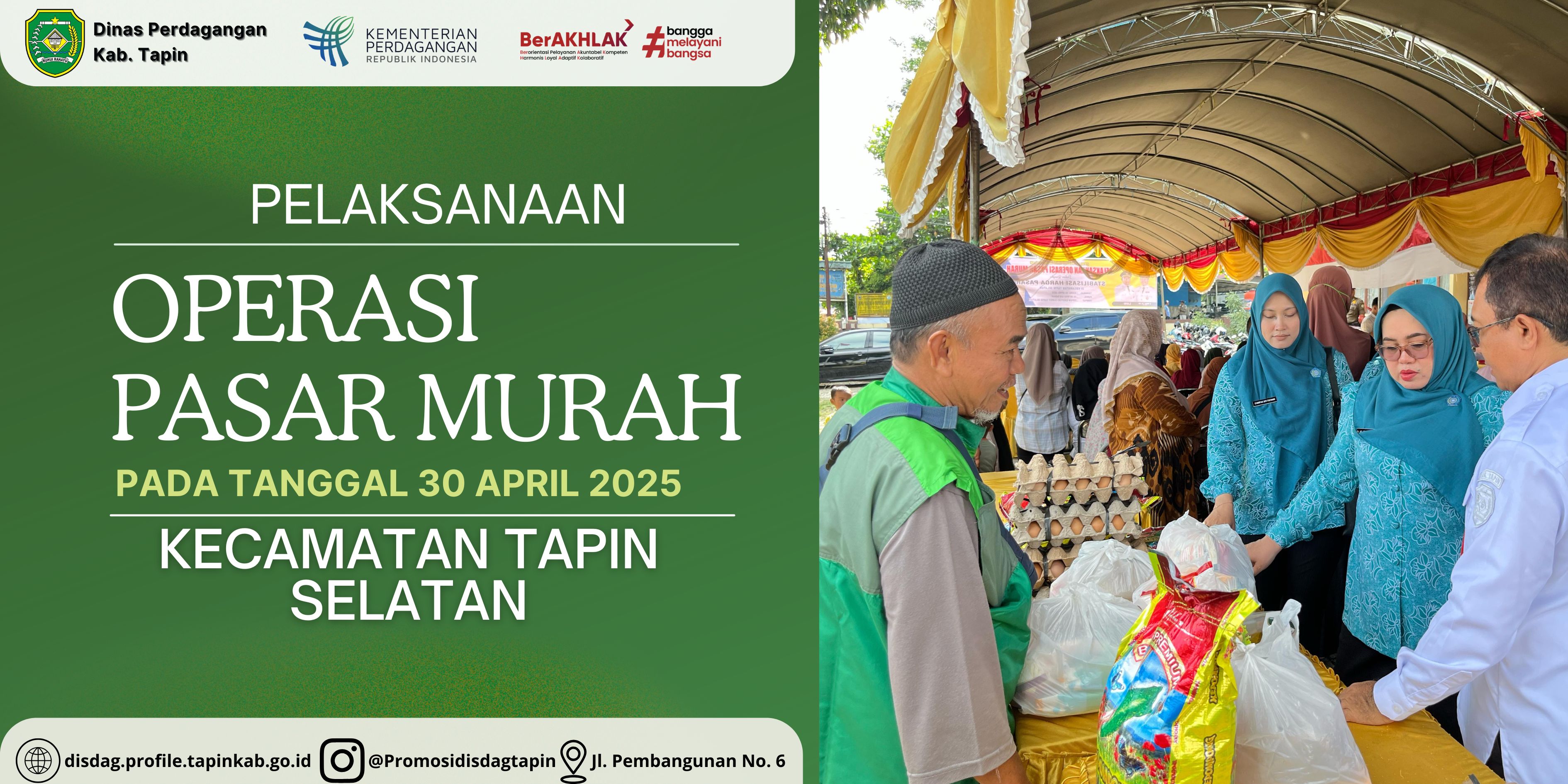 Pelaksanaan Operasi Pasar Murah Di Kecamatan Tapin Selatan